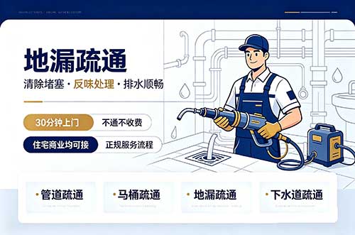 安宁地漏疏通